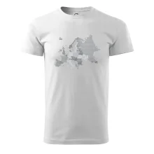 Mapa Európy - srdce v Ukrajine Mapa Európy - srdce v Ukrajine