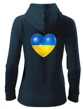 Ukrajina srdce vlajka