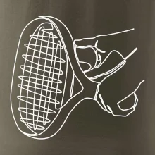 Tenisová raketa jedným ťahom Tenisová raketa jedným ťahom