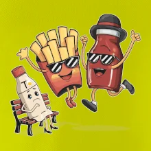 Súboj o hranolky kečup tatárka