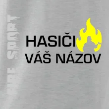 Hasiči - Váš názov - FLUO + Reflexná potlač