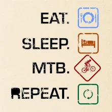 Eat sleep MTB repeat