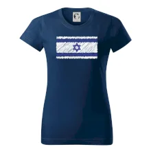 Vlajka Izrael kreslená