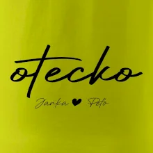 Otecko - tričko s menami deti