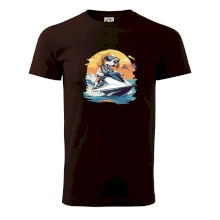 Bígel na vodnom skútri