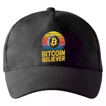 Bitcoin Believer Vintage retro sunset