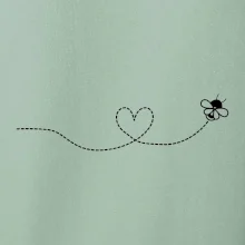 Dráha letu včely - srdce