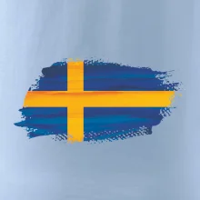Švédska vlajka kreslená