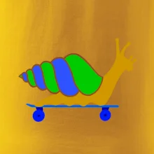 Šnek na skateboardu (Moňas)