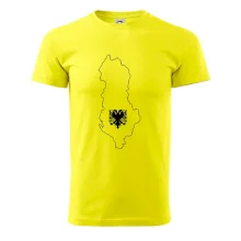 Albánsko obrys mapa