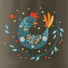 Folklór - sliepky s margarétkami Folklór - sliepky s margarétkami