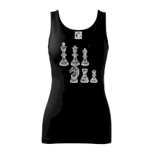 Šachové figúrky kreslené