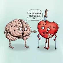 Mozog a srdce - poučenie (Hana-creative) Mozog a srdce - poučenie (Hana-creative)