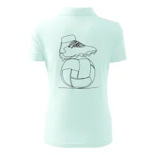 Futbalová lopta kopačka jedným ťahom