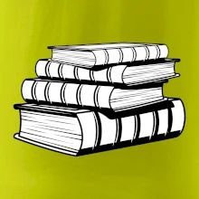 Knihy čiernobiele na sebe