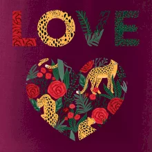 Love srdce divočina  (Pecka design)