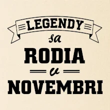 Legendy sa rodia v novembri