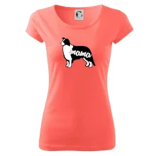 Border kolie mama obrys