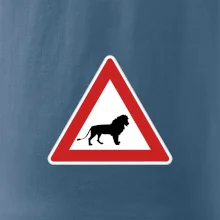 Dopravná značka - Pozor lev