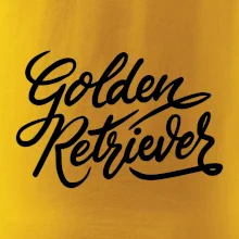 Golden retriever - nápis okrasný Golden retriever - nápis okrasný
