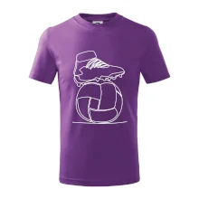 Futbalová lopta kopačka jedným ťahom