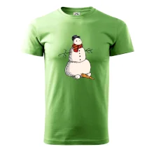 Snehuliak so spadnutým nosom