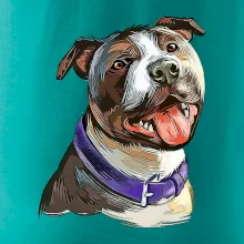 Americký stafordšírsky teriér kreslený