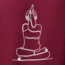 Jóga v sede jedným ťahom