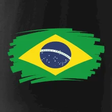Brazília vlajka štetkou