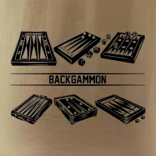Backgammon čierny set Backgammon čierny set