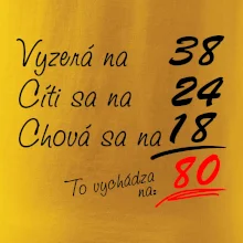 Vyzerá, cíti sa, chová sa - 80 rokov