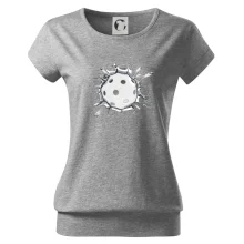 Florbal lopta v triku Florbal lopta v triku