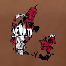 Mapy - názvy miest - Dánsko