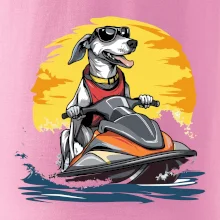 Chrt na vodnom skútri