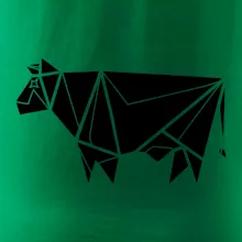 Origami krava z boku