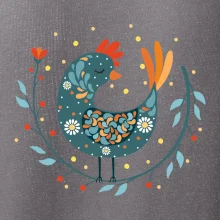 Folklór - sliepky s margarétkami