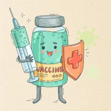 Cartoon vaccine