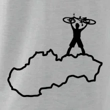Mapa Slovenska - cyklista