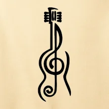 Husľový kľúč gitara