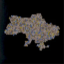 Mapa Ukrajiny panáčikovia