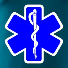 Rescue - Hviezda na prsníku + nápis na chrbte