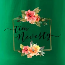 Tím nevesty štvorec oranžový