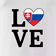 Love Slovenská vlajka Love Slovenská vlajka