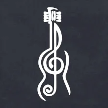 Husľový kľúč gitara Husľový kľúč gitara