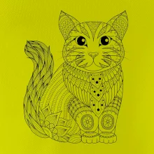 Mačka sediaca mandala