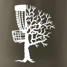 Disc golf pozor strom Disc golf pozor strom