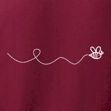 Dráha letu včely - vlnovka Dráha letu včely - vlnovka