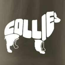 Border kólia písmo v tele