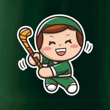 Ikona pozemný hokej holka