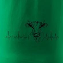 EKG krivka krava EKG krivka krava